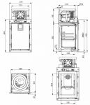 Indel B FM07 / 7L 12/24V chladnička pro sanitní vozy konstantní 4°C