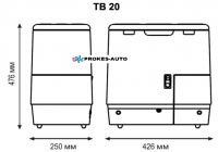 Indel B TB20AM 12/24V 20L kompresorová autochladnička s mrazákem