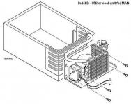 Indel B UR35 12/24V MAN TGA/TGX kompresorová autochladnička