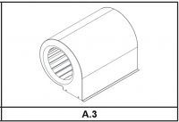 Autoclima náhradní díl A.3 evaporator electric fan FC83M-3033/4 - 20220256