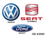 Rozšiřovací sada pro VW, Ford, Seat VW T4 / D3WZ VW Sharan PROKES-AUTO