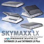 MaxxAir SkyMaxx LX Plus, 700 x 500mm, střešní okno s LED osvětlením, střecha 23-42mm AIRXCEL