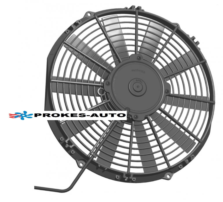 Axiální ventilátor klimatizace 12V 305mm Spal / Dirna tlačný VA10-AP50/C-25S / 30101505 Dirna / SPAL