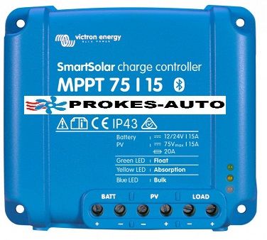 MPPT SMART solární regulátor Victron Energy 12/24V 15A 75V s Bluetooth SCC110015060R