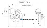 Radiální ventilátor výparníkový Spal 001-A39-49D / 12V