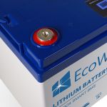 LiFePO4 baterie Ultimatron EcoWatt 12,8V 100Ah 1280Wh s integrovanou BMS a displejem ECO-12V-100AH