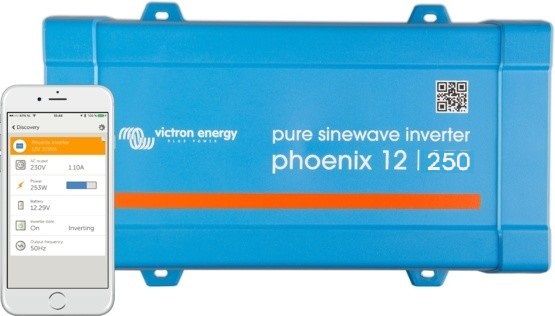 Phoenix 12/250 měnič napětí sínus 250VA 12V na 230V / VE.Direct Victron Energy