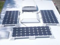 Sada 2 ks držáků solárních panelů pro obytný vůz / karavan SOLARA