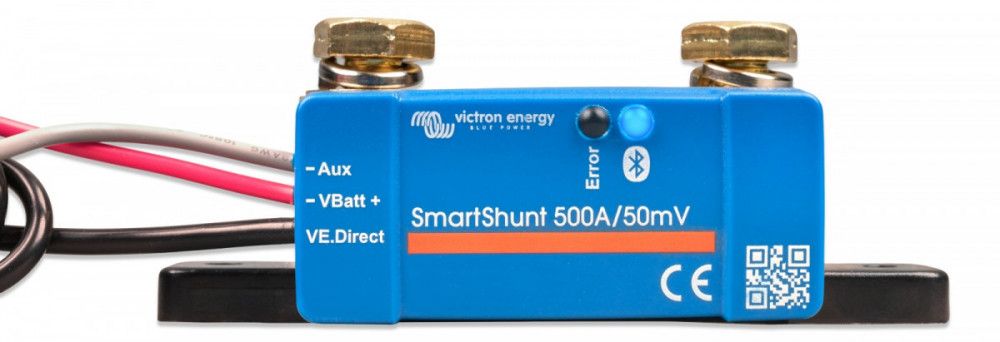 Victron Energy SMARTShunt 500A/50mV IP65 sledovač stavu baterie s Bluetooth