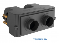 SiROCO vodní topení TENERE II D -2D 55mm / 2rychlostní tichý ventilátor 24V / 4,2kW