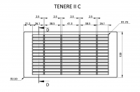 Přední mřížka verze C na SiROCO vodní topení TENERE II