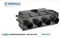 SiROCO vodní topení SAHARA D60 / 3 rychlostní tichý ventilátor 12V / 6,4kW / d16mm SiROCO France