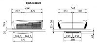 Dometic FreshJet FJX4 1700 střešní kompresorová klimatizace pro karavany 9600051000 / FJX4233EEH